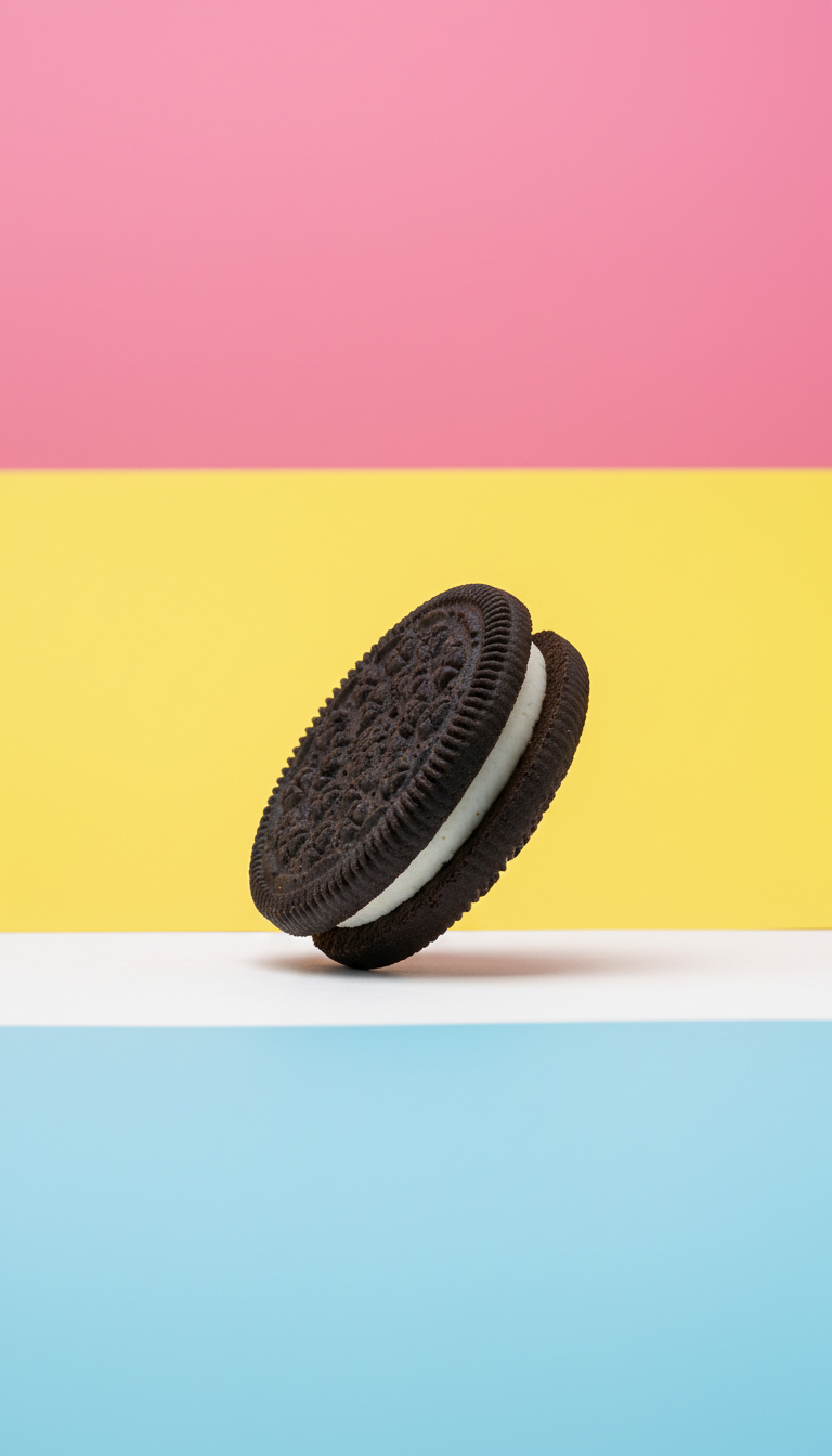 Onyx Black Charcoal Cookie Sandwich