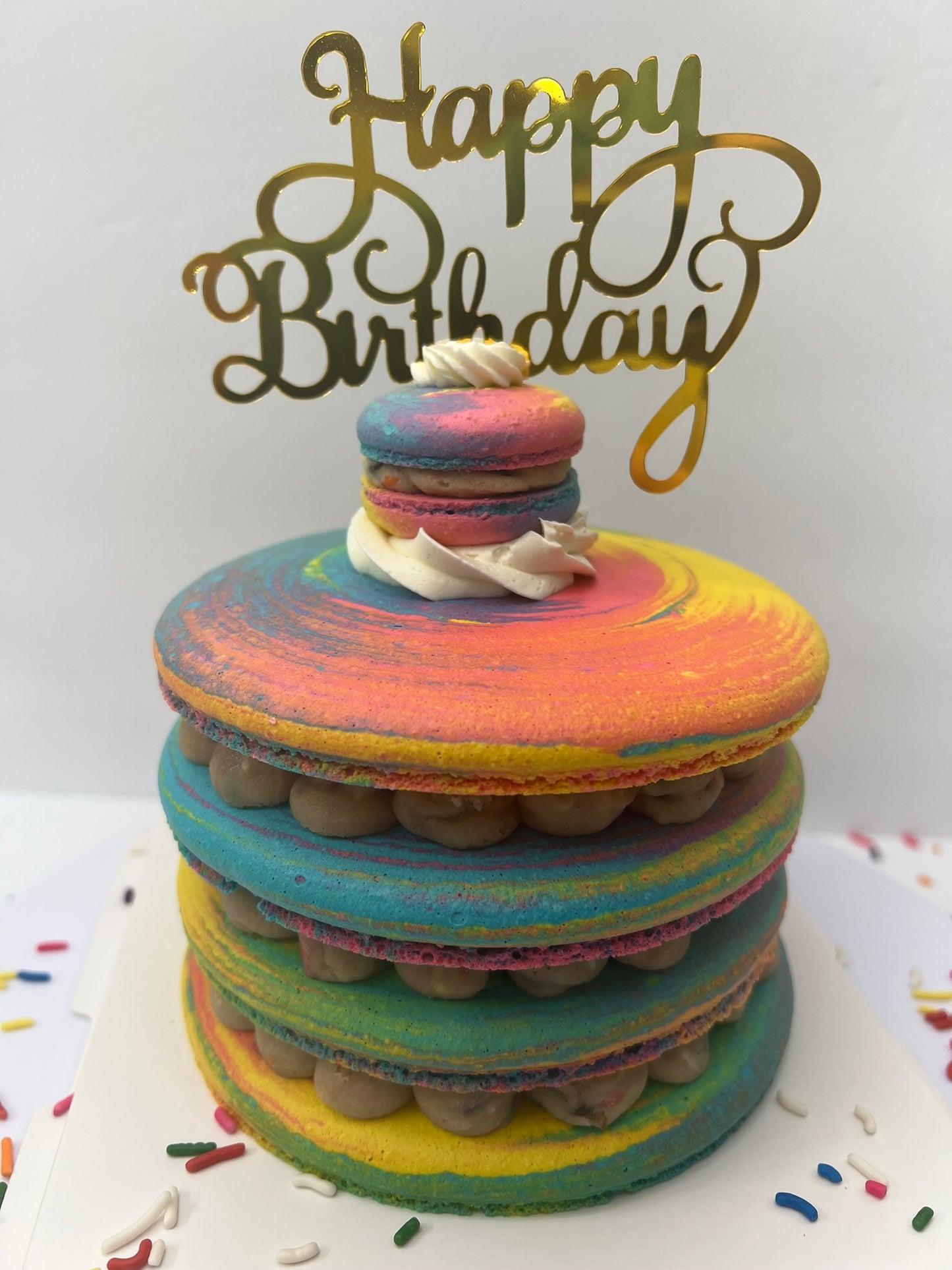Macaron Cake