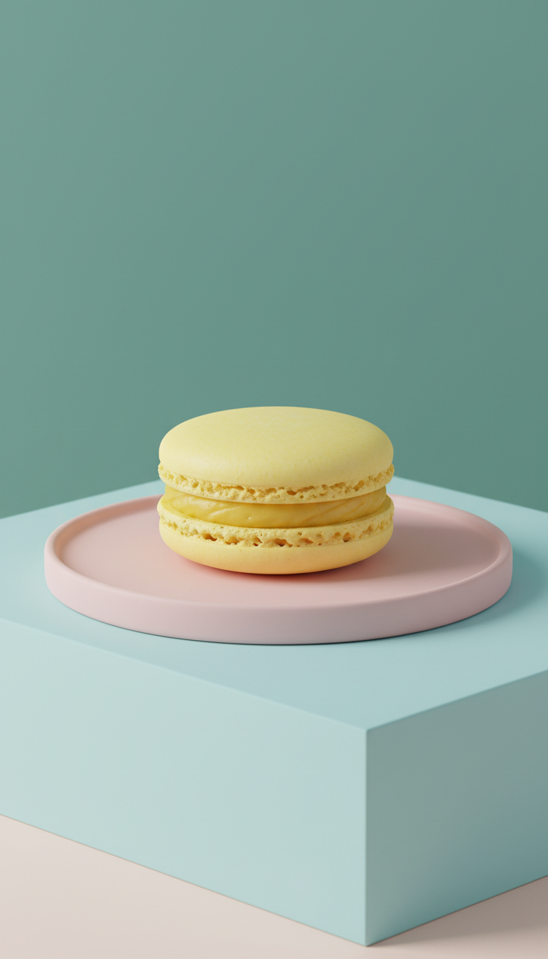 Lemon Butter Macaron with Zest