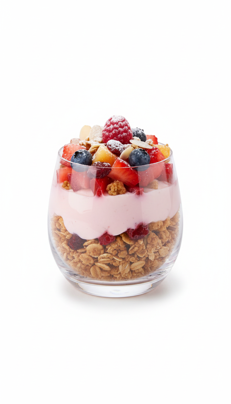 Crunchy Fruit Dessert Cup Kiwi & Mango