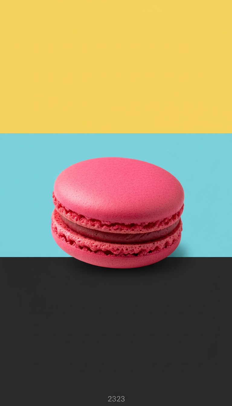 Electric Pink Raspberry Macaron Shells