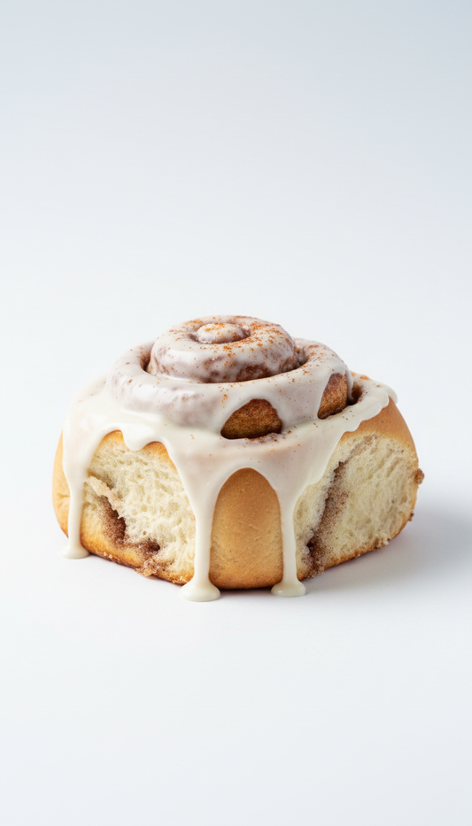 Cinnamon Roll With Cream Cheese Frosting