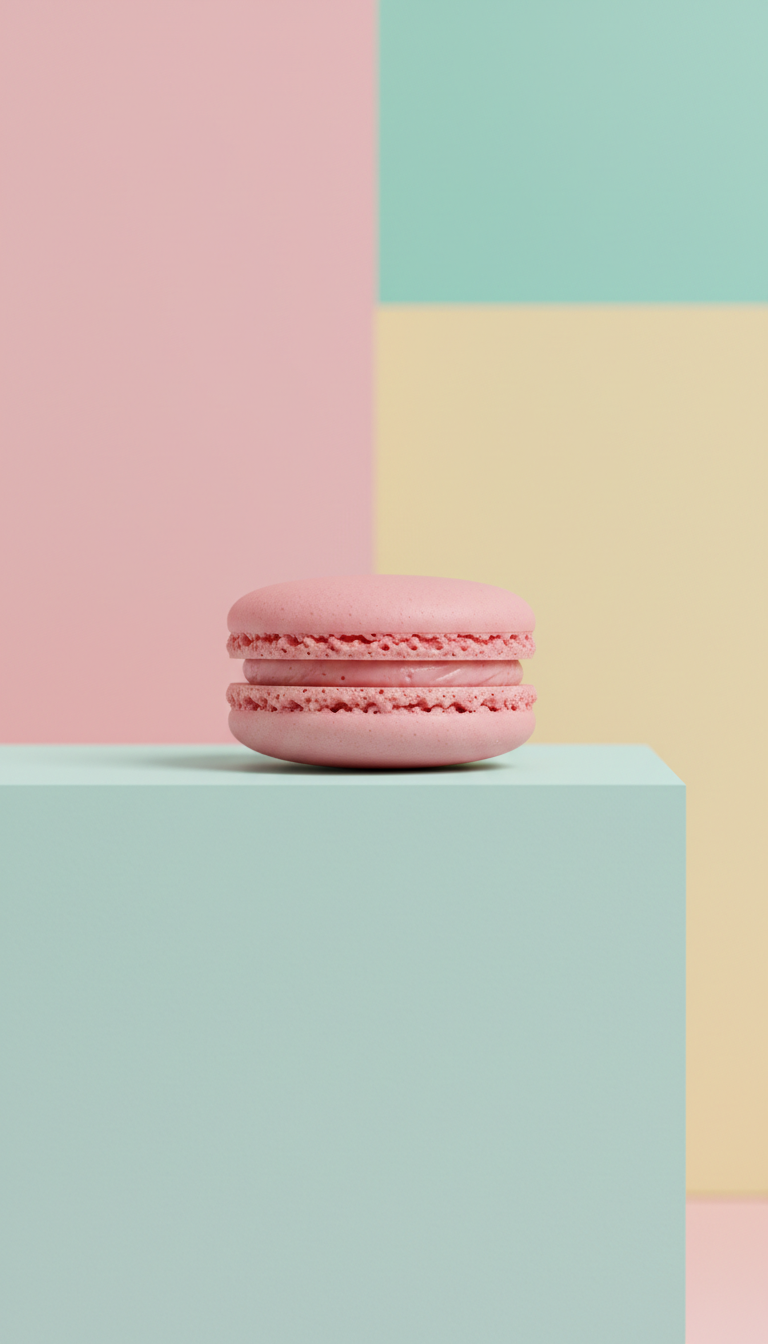 Rose Macaron with Petal Infusion