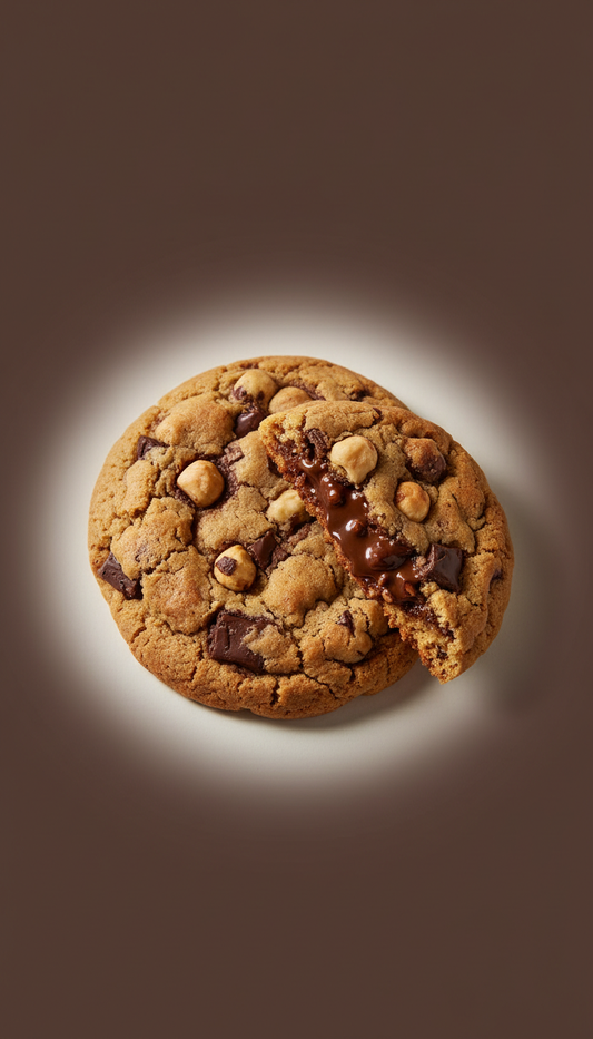 Chocolate hazelnut chunk cookie