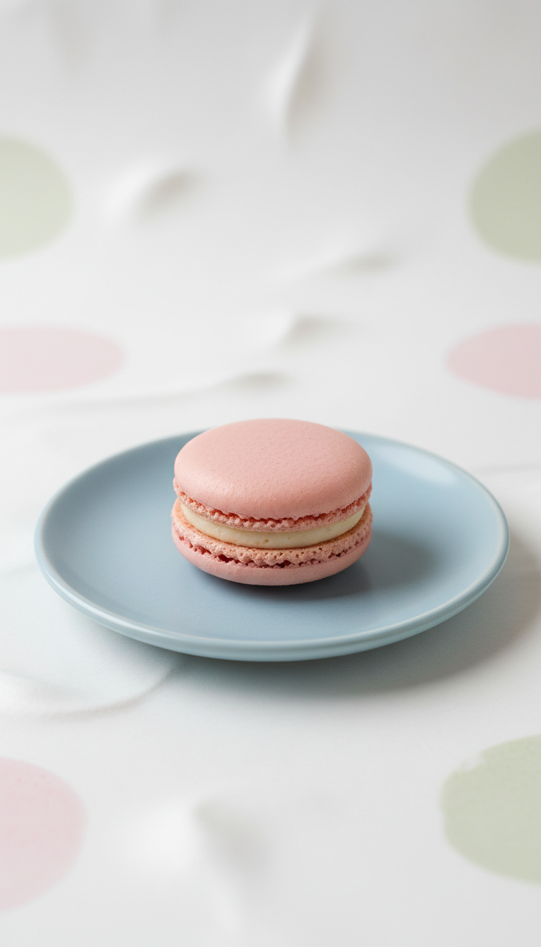 Rosewater Blush Macaron