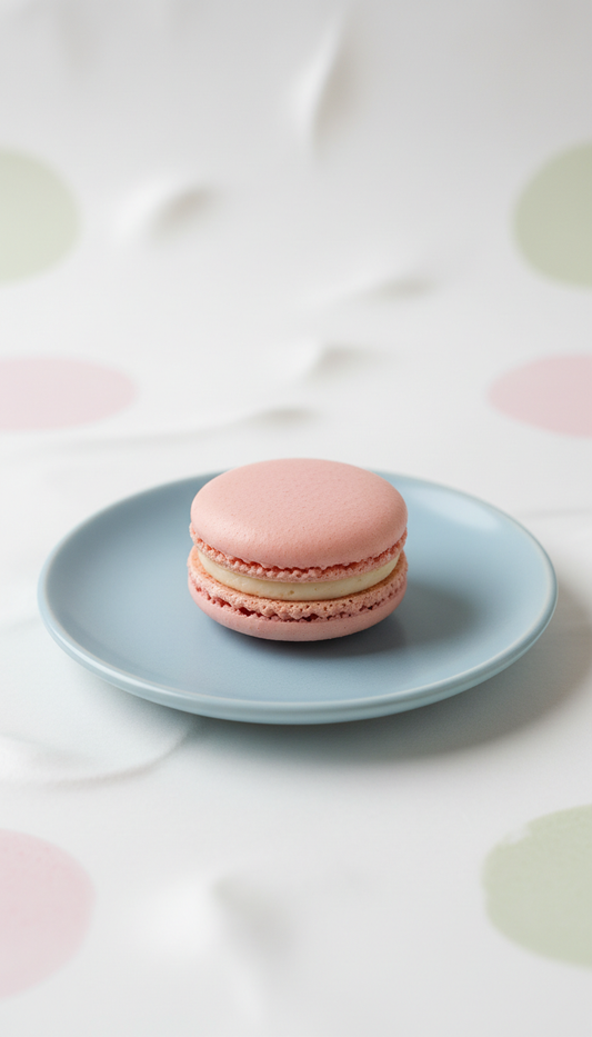 Rosewater Blush Macaron
